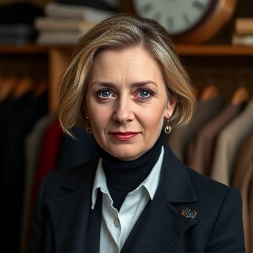 Portrait of Tailor Isobel Croft